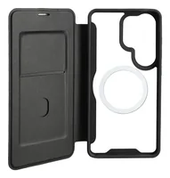 4smarts Back Cover Urban Pro Flipcase Galaxy S26 Ultra Qi2 ready - Farbe: Schwarz - Fallsicher: Ja - Kompatible Hersteller: Samsung - Detailfarbe: Schwarz - Mobiltelefon Kompatibilität: Galaxy S26 Ultra - Material: Kunstleder