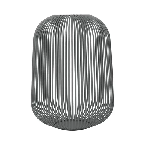 Blomus Laterne Lito L 45 cm, Grau - Höhe: 45 cm - Detailfarbe: Grau - Detailmaterial: Stahl (pulverbeschichtet) - Grundmaterial: Metall