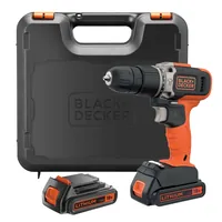 Black & Decker BCD003C2K-QW drill 1400 RPM Keyless Black, Red