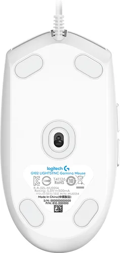 Logitech Maus G102 LIGHTSYNC - weiß