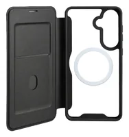 4smarts Back Cover Urban Pro Flipcase Samsung Galaxy S26+ Qi2 ready - Farbe: Schwarz - Fallsicher: Ja - Kompatible Hersteller: Samsung - Detailfarbe: Schwarz - Mobiltelefon Kompatibilität: Galaxy S26+ - Material: Kunstleder