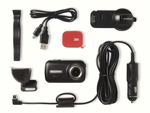 Nextbase 322GW HD WLAN Bluetooth Akku, Zigarettenanzünder Schwarz, Silber