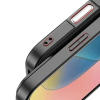 Nevox Back Cover StyleShell Nylo iPhone 16 Schwarz - Grundfarbe: Schwarz - Fallsicher: Ja - Kompatible Hersteller: Apple - Detailfarbe: Schwarz - Mobiltelefon Kompatibilität: iPhone 16 - Material: Nylon - Thermoplastisches Polyurethan (TPU)