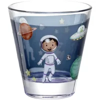 Leonardo Kindertrinkglas Avventura 215 ml, 6 Stück, Weltall - Art: Kindertrinkglas - Materialtyp: Glas - Material: Kalk-Natron-Glas - Eigenschaften: Keine Eigenschaft - Detailfarbe: Dunkelblau - Transparent - Weiss - Spülmaschinenfest: Ja