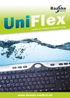 Baaske Tastaturschutzfolie uni flex transparent