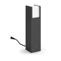 Philips Outdoor Niedervolt Arbour Sockel-Erweiterung 2700K anthrazit - Dimmbar: nicht dimmbar - Lichtfarbe: Warmweiss - Zusätzliche Ausstattung: Keine - Farbtemperatur Kelvin: 2700 K - Leuchtenfarbe: Schwarz - Lichtausbeute: 100 lm/W