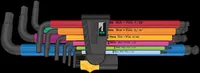 Wera Winkelschlüssel-Set 950/9 Hex-Plus Multicolour Imperial 2 - Kugelkopf: Ja - Schraubenziehertyp: Innensechskant