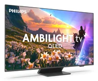 Philips TV 55PUS8600/12 55 4K QLED Ambilight TV, 2025 - Auflösung: 3840 x 2160 (Ultra HD 4K) - Bildschirmdiagonale: 55  - Tuner-Signal: DVB-S2 (Satellit) - DVB-T2 (terrestrisch) - Analog - DVB-C (Kabel) - HDMI Anschlüsse: 3 - Schnittstellen: RJ-45 (LAN) -