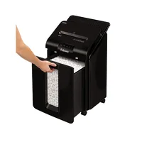 Fellowes Aktenvernichter AutoMax 100M P-4, 100 Seiten - Vernichtbare Aktentypen: Büroklammern - Kreditkarten - Papier - Schnittart: Microschnitt - Sicherheitsstufe: 4 - Schnittausgabe: 4 x 10 mm - Blattkapazität: 100 Seiten - Zufuhrautomatik: Ja