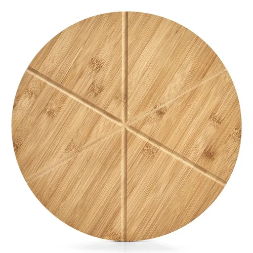 Zeller Present Pizza-Set Bamboo 2-teilig 32 cm  x 32 cm - Material: Holz - Breite: 32 cm - Detailfarbe: Braun - Griffe: Nein - Nachhaltigkeit: Nicht angegeben - Länge: 32 cm