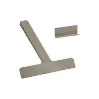 Zone Denmark Duschabzieher Ume Taupe - Wischbreite: 24 cm - Faltbar: Nein - Detailfarbe: Taupe - Detailmaterial: Silikon - Grundmaterial: Kunststoff - Aufhängevorrichtung: Ja