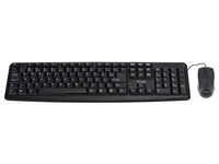 Equip Kombi Kabelgebunden TastaturMaus PT schwarz 1.35m
