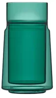 Jacob Jensen Thermo-Glas Doppelwandgläser Large 330 ml, Grün - Glas Typ: Trinkglas - Material: Glas - Detailfarbe: Grün - Höhe: 14 cm - Volumen: 330 ml
