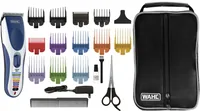 Wahl Haarschneider Color Pro Cordless - Rasierart: Trocken - Körperbereich: Bart - Kopf - Detailfarbe: Blau - Silber - Minimale Schnittlänge: 1 mm - Maximale Schnittlänge: 25 mm - Trimmer Funktionen: Bartschneider - Haarschneider