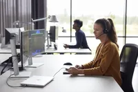 HP Poly EncorePro 525 Microsoft Teams Certified Stereo with USB-A Headset Avec fil Arceau Appels/Musique Noir