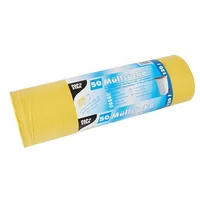 Weita Kehrichtsack Papstar 120 l, 50 Stück, Gelb - Parfümiert: Nein - Eigenschaften: Keine Eigenschaft - Verpackungseinheit: 50 Stück - Volumen: 120 l - Trageriemen: Nein - Material: Polyethylen (PE)