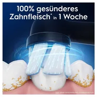 Oral-B iO Aufsteckbürsten Sanfte Reinigung BLACK 4er