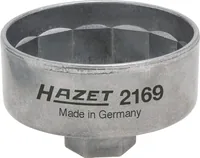 Ölfilterschlüssel 2169, 3/8"" und Sechskant 27mm (für Ölfilter 14kant, 74,4mm)