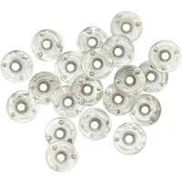 Rico Design Kerzendocht Halter Stahl, 20 Stück - Packungsgrösse: 20 Stück - Produkttyp: Kerzendocht - Detailfarbe: Silber