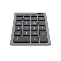 Trust Xalas clavier numérique PC portable/de bureau RF sans fil Argent