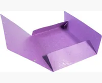 Exacompta Gummibandmappe Maxi A4 Violett - Typ: Gummibandmappe - Ausstattung: Gummiband - Detailfarbe: Violett - Material: Karton