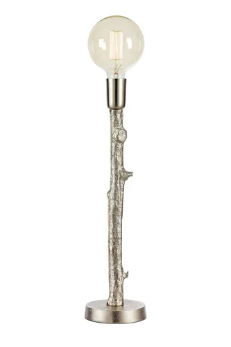 Markslöjd Tischleuchte RAMO Silber - Betriebsart: Kabel - Lampensockel: E27 - Farbtemperatur Kelvin: Keine Angabe - Zusätzliche Ausstattung: Keine - Gesamtleistung: 40 W - Dimmbar: nicht dimmbar