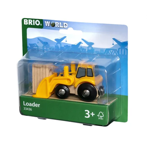 BRIO BRIO World Frontlader mit Magnetladung - Kategorie: Fahrzeuge & Anhänger - Altersempfehlung ab: 3 Jahren - Material: Kunststoff - Holz - Metall - Eigenschaften: Keine Eigenschaft - Zertifikate: FSC