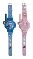 Lexibook Stitch-Digitaluhr mit Walkie-Talkie - Sprache: Multilingual - Altersempfehlung ab: 6 Jahren - Speicherkapazität: 0 GB - Detailfarbe: Rosa - Blau