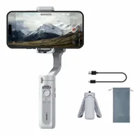 Hohem Gimbal iSteady XE Grau - Kameragriff Ausstattung: 3-Achs-System - Fernbedienung - Stativgewinde - Belastbarkeit: 0.28 kg - Kompatibler Kameratyp: Smartphone