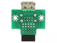 Delock USB 2.0 Adapter USB-A Buchse – USB-Pinheader gerade - USB Standard: 2.0 (480 Mbps) - Winkelstecker: Nein - Steckertyp Seite B: USB-Pinheader - Besondere Eigenschaften: Keine - Steckertyp Seite A: USB-A Buchse