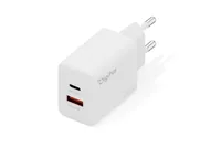 DIGITUS USB-Ladegerät 20W, 1x USB-C, 1x USB-A weiß