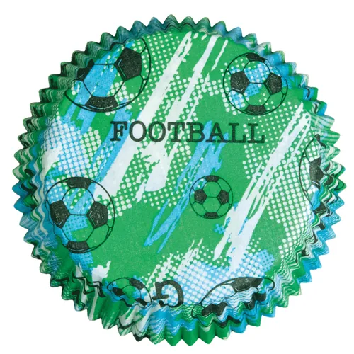 Demmler Muffin Backform Fussball 60 Stück - Materialtyp: Papier - Material: Papier - Zertifikate: Keine Zertifizierung - Motiv: Fussball - Backform Typ: Muffin-Backform - Eigenschaften: Keine Eigenschaft