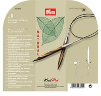 Prym Rundstricknadel Set Natural 4.00 - 10.00 mm + Seile - Material: Metall - Kunststoff - Holz - Produkttyp: Rundsticknadel