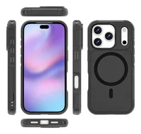 4smarts Back Cover Defend Case iPhone 17 Pro - Grundfarbe: Schwarz - Fallsicher: Ja - Kompatible Hersteller: Apple - Detailfarbe: Schwarz - Mobiltelefon Kompatibilität: iPhone 17 Pro - Material: Polycarbonat (PC) - Thermoplastisches Polyurethan (TPU)