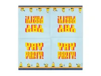 PartyDeco Servietten Minions Paper Blue, Yellow 20 pc(s)