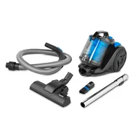 Medion Bodenstaubsauger MD12078 - Staubsauger Typ: Bodenstaubsauger - Motorleistung: 800 W - Detailfarbe: Blau - Schwarz - Beutellos: Ja - Staubbehältervolumen: 2 l - Nasswischfunktion: Nein