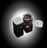 Lurch Eiswürfelform Kugeln Schwarz / Transparent, Ø 6 cm - Produkttyp: Eiswürfelform - Eiswürfelform: Rund - Materialtyp: Kunststoff - Material: Silikon - Detailfarbe: Schwarz - Anzahl Eiswürfel: 2