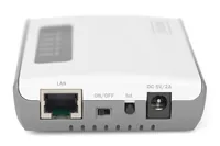 Digitus 2 Port USB 2.0 Wireless Multi-Functional Network Server, 300 Mbps