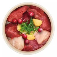 Pure Nature Nassfutter Wild&Huhn, 150 g - Tierbedürfnis: Kein besonderes Bedürfnis - Geschmacksrichtung: Wild - Geflügel - Zertifikate: Keine Zertifizierung - Fleischsorte: Huhn - Wild - Futtereigenschaft: Hoher Fleischanteil - Ohne Zuckerzusatz - Produkt