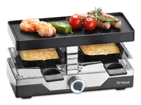 Trisa Premium 2 griglia per raclette 2 persona(e) 500 W Nero, Acciaio inox
