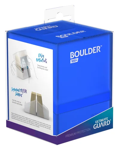 Ultimate Guard Kartenbox Boulder Deck Case Standardgrösse 100+ Sapphire - Zubehörtyp: Kartenbox - Themenwelt: Sammelkarten - Altersempfehlung ab: 6 Jahren - Detailfarbe: Saphirblau