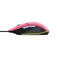 Trust Gaming-Maus GXT 109P FELOX - Maus Features: Umschaltbare DPI-Auflösung - Beleuchtung - Bedienungsseite: Universal - Detailfarbe: Pink - Gewicht: 102 g - Verbindungsart: Verkabelt - Schnittstelle: USB-A
