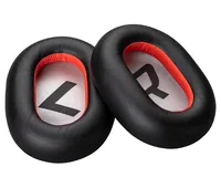 HP Poly Voyager 8200 Black Leatherette Ear Cushions 2 Pieces