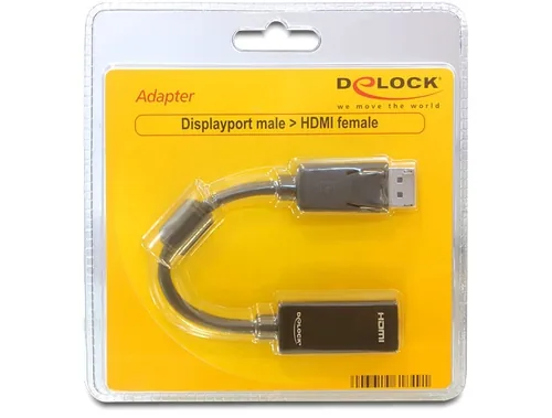 Delock Adapter DisplayPort 1.1 (DP) auf HDMI St/Bu