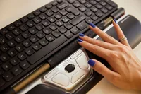 Contour Design Wrist rest for RollerMouse Red Slim