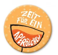 Cart Haftmagnet Zeit für ein Aperölchen 1 Stück, Weiss - Detailfarbe: Weiss - Verpackungseinheit: 1 Stück - Haftkraft: Normal haftend