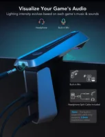 Govee Pro Gaming-Licht DreamView G1, RGBIC, WiFi - Lampensockel: LED fest verbaut - Farbtemperatur Kelvin: Keine Angabe - Aussenanwendung: Nein - Gesamtleistung: 36 W - Leuchten Kategorie: Starterset - Lichtfarbe: RGBIC - farbig (IC-Chip)