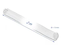 Delock Kabelschlauch Selbstschliessend, 2m x 13 mm Weiss - Detailfarbe: Weiss - Breite: 13 mm - Länge: 2 m - Produkttyp: Kabelschlauch - Ausstattung Kabelmanagement: Zuschneidbar - Lösbar - Wiederverwendbar - Verpackungseinheit: 1 Stück