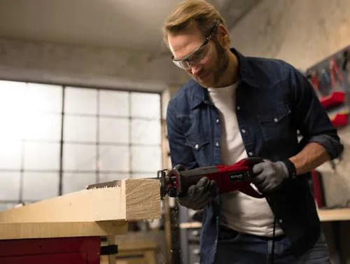Einhell Universalsäge TE-AP 950 E - Ausstattung: Inkl. Sägeblatt für Holz - Für Material: Stahl - Holz - Set: Nein - Produktkategorie: Säbelsäge - Werkzeugaufnahme: Werkzeuglos - Akkusystem: Netzbetrieb (kein Akku)