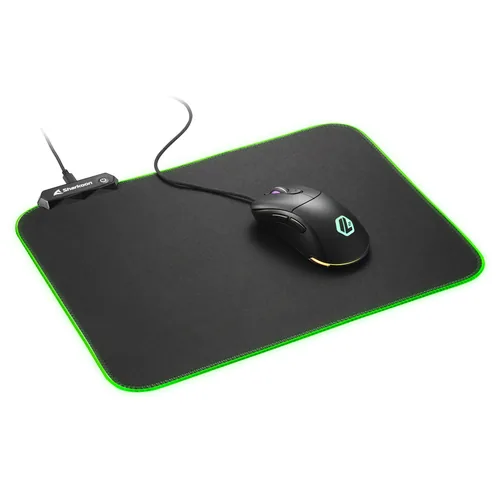 Sharkoon Mauspad mit RGB-Beleuchtung, 360x270x3mm